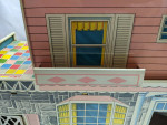 Vintage Metal Dollhouse with Superior Furniture