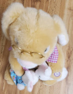 Dan Dee 11” Plush Musical Lighted Talking Easter Bunny With Two Babies