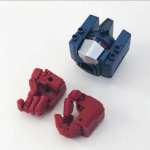 FANS HOBBY MB-06, MBA-01, MBA-03 POWER BASER W/ Hand, Head, Thigh upgrades, Tran