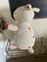 Large Anne-Claire Petit Knitted Bunny with Polka Dots