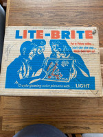 HASBRO LITE BRITE ORIGINAL BOX COMPLETE SET VINTAGE