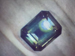 0.79 carat Peach Sapphire