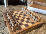 Chess sets and  boards, $15.00-$50.00 best offer. Please call Peter at