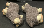 Pair of Lamb Figurines