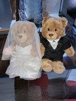 Build a bear bride and groom