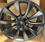 Tesla model X or S 19” new blk rims tires set sport style