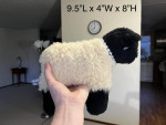 Sheepskin Evergreen Farm 8" All Wool Plush Toy Oxford Sheep