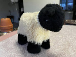 Sheepskin Evergreen Farm 8" All Wool Plush Toy Oxford Sheep