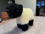 Sheepskin Evergreen Farm 8" All Wool Plush Toy Oxford Sheep