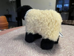 Sheepskin Evergreen Farm 8" All Wool Plush Toy Oxford Sheep