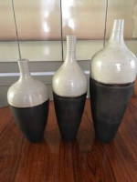 Trio Decorative Ceramic Vases