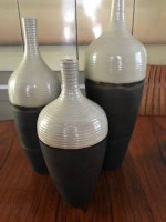 Trio Decorative Ceramic Vases