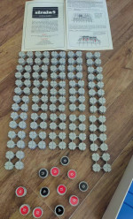 Vintage Strata 5 Strategy Board Game by Milton Bradley 1984  Complete