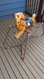 Vintage Wonder Boy Spring Rocking Horse