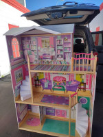 KidKraft Dollhouse Doll Manor For 18 Inch Dolls - Over 5 Feet Tall!