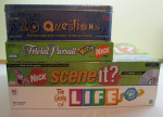 BOARD GAMES (LIFE, TRIVIA, NICKELODEON)