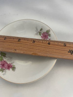 Pink and White Floral Tea Cup and Saucer "Japan"