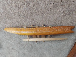Hand Made Model Ourtrigger Canoe from Samoa