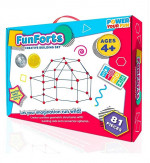 Fun Forts Kids Tent for Kids, 81 Pieces STEM Toy NEW in BOX: - 40% off