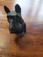 Metal rare Terrier coin bank