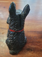 Metal rare Terrier coin bank