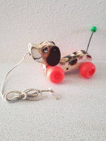Vintage Snoopy Dog pull Toy for Sale