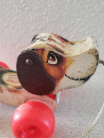 Vintage Snoopy Dog pull Toy for Sale