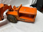 Vintage Structo Tractor With A Bottom Dump Trailer