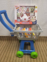 Grocery Cart and food Set for Sale New!