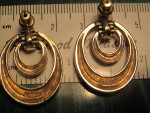 Assorted Pierced earrings - Trifari and unknown lot of 7