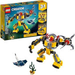 lego underwater robot and manta rey kt