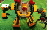 lego underwater robot and manta rey kt