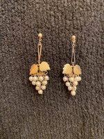 "Dangling Grapes" Earrings