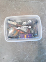 Box of Hot Wheels and small cars 20+