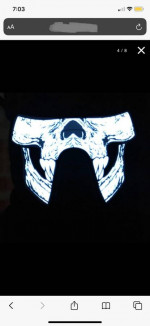 Halloween Light Up Face Mask— New!!