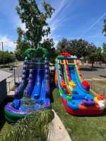 Bounce house rental, obstacle course, white bounce house and more