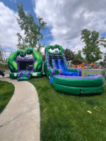 Bounce house rental, obstacle course, white bounce house and more