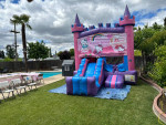Bounce house rental, obstacle course, white bounce house and more