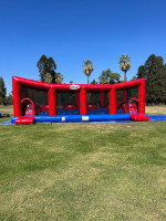 Bounce house rental, obstacle course, white bounce house and more