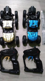Two Skidz remote control trucks