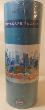 PINK SKY Puzzle:CITYSCAPE PUZZLE-City Site/New York-1000 pieces puzzle