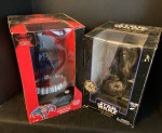 2 Electronic Batman & Darth Vader Banks, Talking & Motion. 1990’s