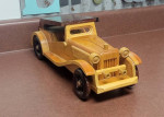 1945 MG TC Wooden Model Car - Hidden Drawer