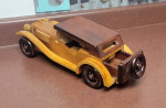 1945 MG TC Wooden Model Car - Hidden Drawer