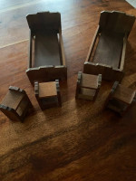 Antique Strombeker doll house furniture
