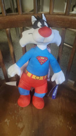 Brand new looney tunes superman Sylvester plush with tag