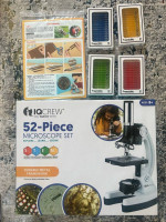 Beginners microscope Set w/ Additional Slides