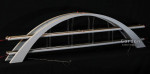 HO Scale 45" Double Deck Train Arch Bridge