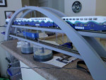 HO Scale 45" Double Deck Train Arch Bridge