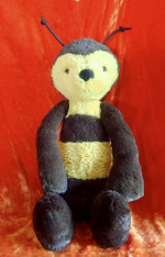 TOY: Jellycat London Plush Honeybee. Like New. 12" x 4"